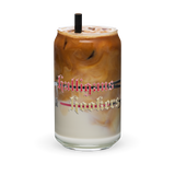 Halligans and Hookers Can-shaped glass