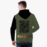 Flick the Bean Coffee Hoodie (QR)