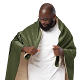 Northtown FD Sherpa blanket - Olive