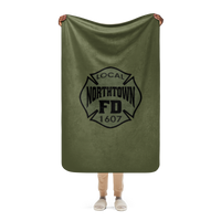 Northtown FD Sherpa blanket - Olive
