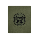 Northtown FD Sherpa blanket - Olive