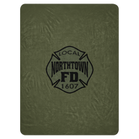 Northtown FD Sherpa blanket - Olive