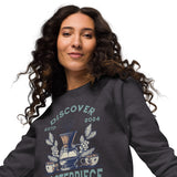 DISCOVER MASTERPIECE Unisex organic raglan sweatshirt