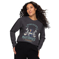 DISCOVER MASTERPIECE Unisex organic raglan sweatshirt