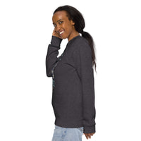 DISCOVER MASTERPIECE Unisex organic raglan sweatshirt