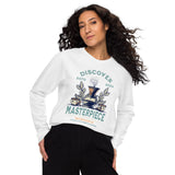 DISCOVER MASTERPIECE Unisex organic raglan sweatshirt