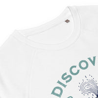 DISCOVER MASTERPIECE Unisex organic raglan sweatshirt