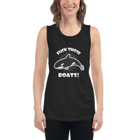 F**K-Those-Boats-Ladies’ Muscle Tank