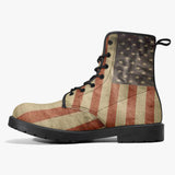 USA Flag Trendy Leather Boots