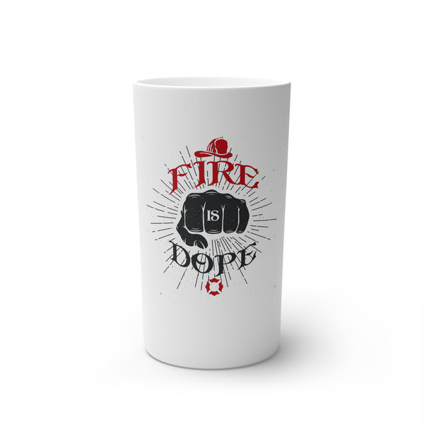 Fire is Dope - Conical Coffee Mugs