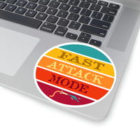 Fast Attack Mode Kiss-Cut Stickers