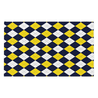 Blue and Yellow Rally Towel, 11x18