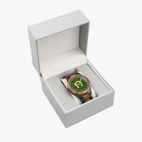 "Happy SPD" Indian Ebony Wooden Watch