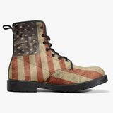 USA Flag Trendy Leather Boots