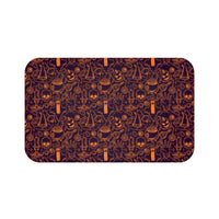 Halloween Line art Bath Mat