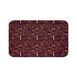 Halloween Line art Bath Mat