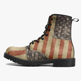 USA Flag Trendy Leather Boots