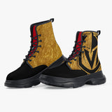 Vegas Hockey Casual Leather Chunky Boots