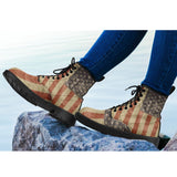USA Flag Trendy Leather Boots