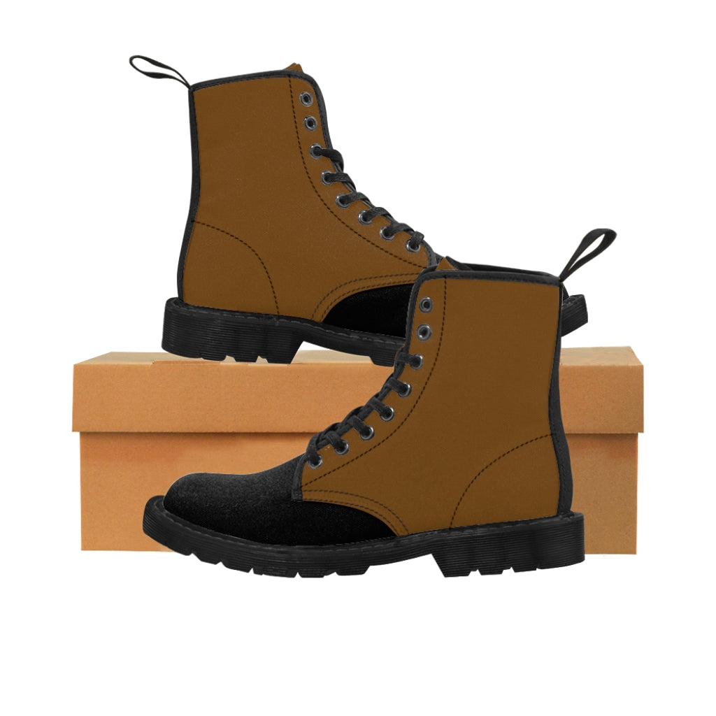 Brown with Black Boots