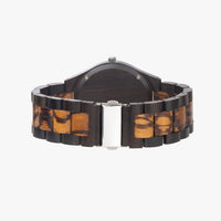 "Happy SPD" Indian Ebony Wooden Watch