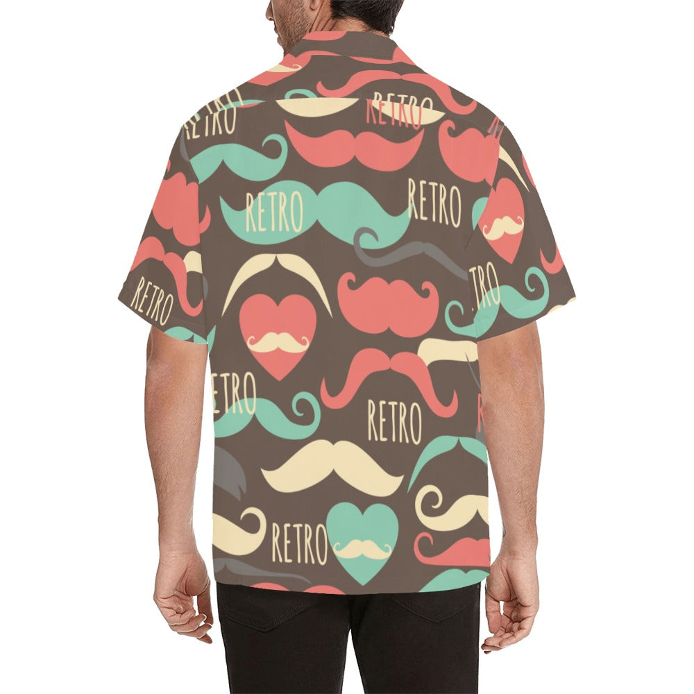 Retro Moustache Hawaiian Shirt