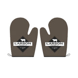 Larson Beef Logo: Oven Mitts & Pot Holders