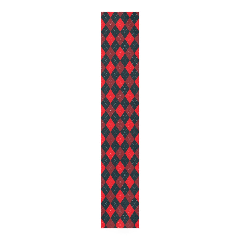 Christmas Argyle Table Runner