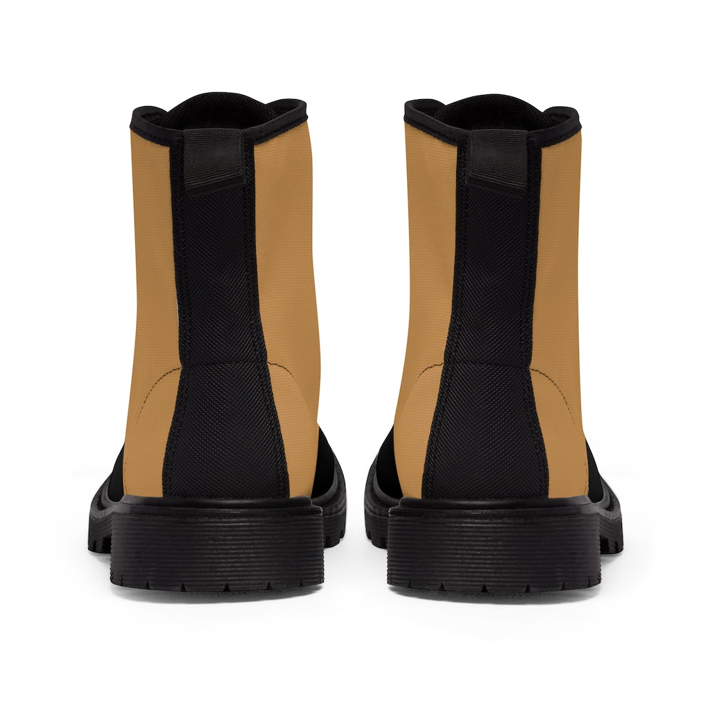 Tan with Black Boots
