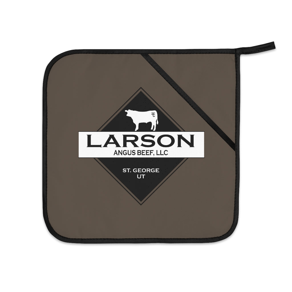 Larson Beef Logo: Oven Mitts & Pot Holders