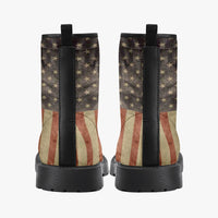 USA Flag Trendy Leather Boots