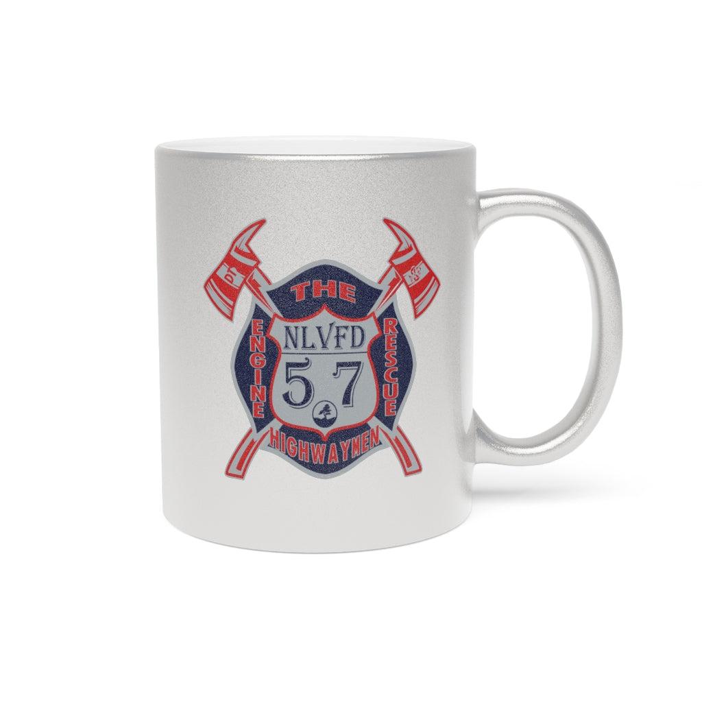Station 57 Silver Metallic Mug