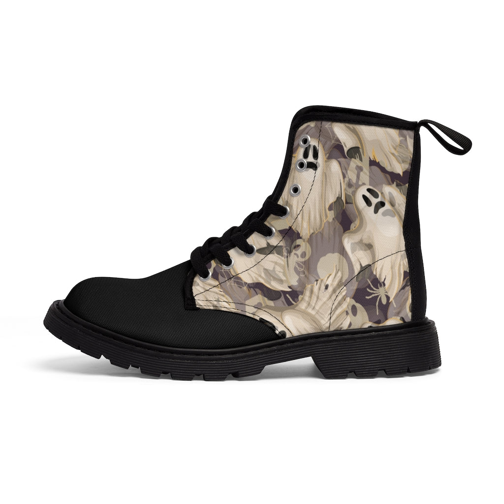 Ghostly Women's Canvas Boots