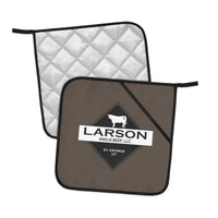 Larson Beef Logo: Oven Mitts & Pot Holders