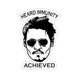 Heard Immunity Die-Cut Stickers