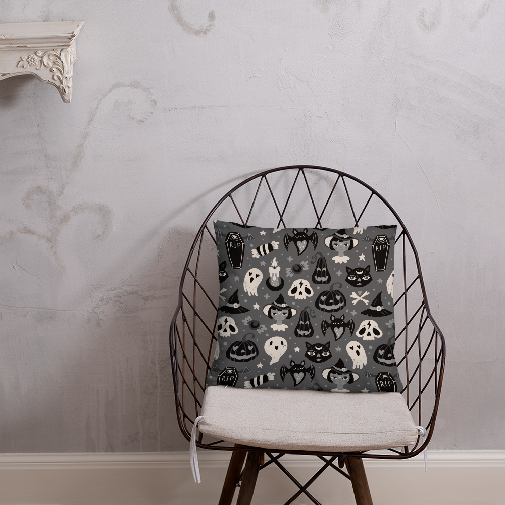 Whimsical Dark Arts Pillow