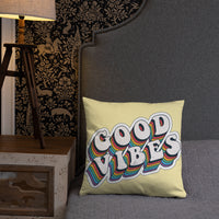 Good Vibes Retro - Basic Pillow
