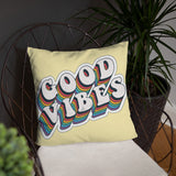 Good Vibes Retro - Basic Pillow