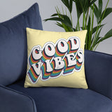 Good Vibes Retro - Basic Pillow
