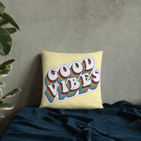 Good Vibes Retro - Basic Pillow