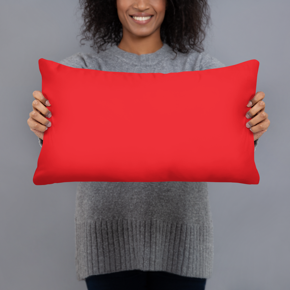 Ugly Sweater Reindeer Pillow