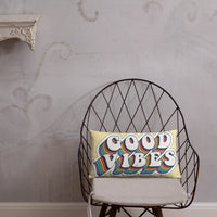 Good Vibes Retro - Basic Pillow