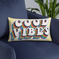 Good Vibes Retro - Basic Pillow