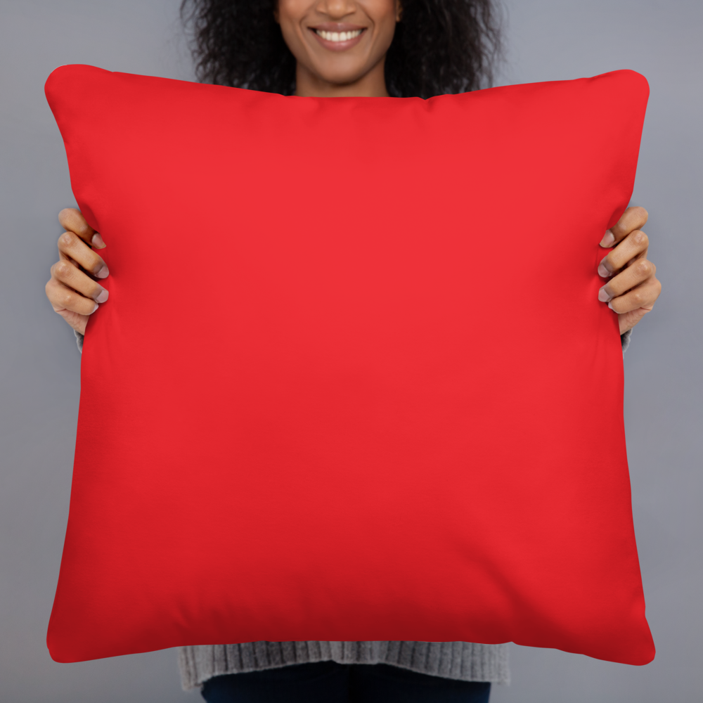 Ugly Sweater Reindeer Pillow