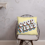 Good Vibes Retro - Basic Pillow