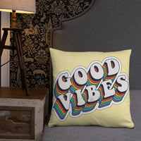 Good Vibes Retro - Basic Pillow