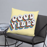 Good Vibes Retro - Basic Pillow