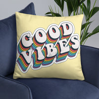 Good Vibes Retro - Basic Pillow
