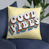 Good Vibes Retro - Basic Pillow