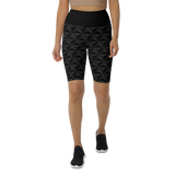 Black Pyramid Biker Shorts